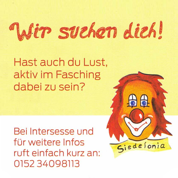Wir suchen dich